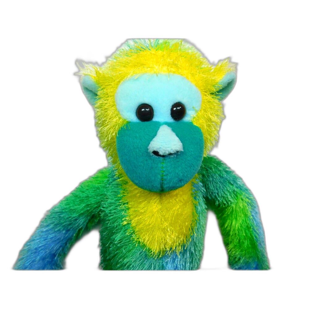 Wild Republic Monkey Plush Toy Clinger Hanging Plushie Vintage 2003